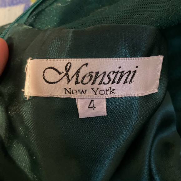 Monsini 2023 Collection Emerald Gown - Picture 6 of 11